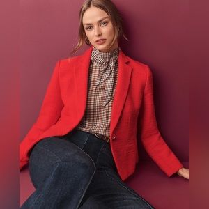 NWT Ann Taylor The Newbury Blazer in Tweed